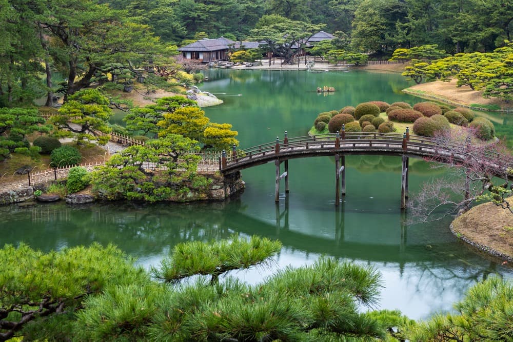 Die Stadt Takamatsu