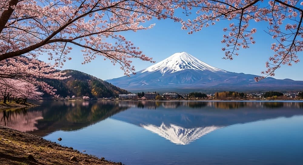 Von wo aus kann man den Berg Fuji aus verschiedenen Perspektiven beobachten?